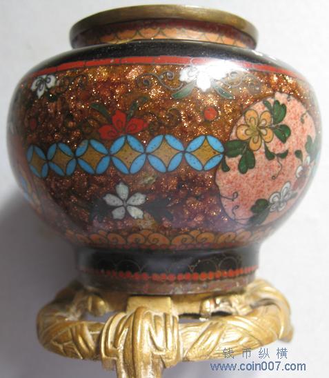 希少中国七宝燒 レトロ 中国美術 景泰藍 七宝焼き 花瓶 壺 骨董品 約30cm - メルカリ